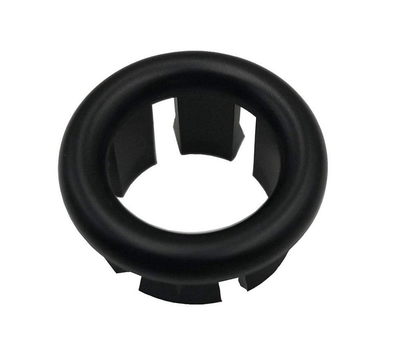 VRSS 6-Claw Bathroom Kitchen Sink Overflow Ring Basin Trim Cover Hole Insert in Caps (2Pcs Black) - Image 2